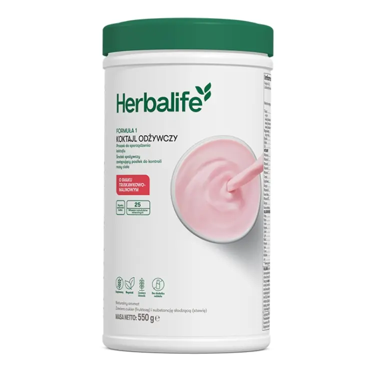 Herbalife Koktajl Formuła 1 550g truskawkowo-malinowy