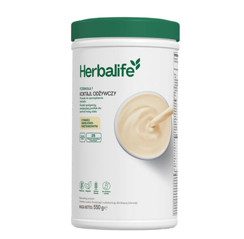 Herbalife Koktajl Formuła 1 550g waniliowo-śmietankowy